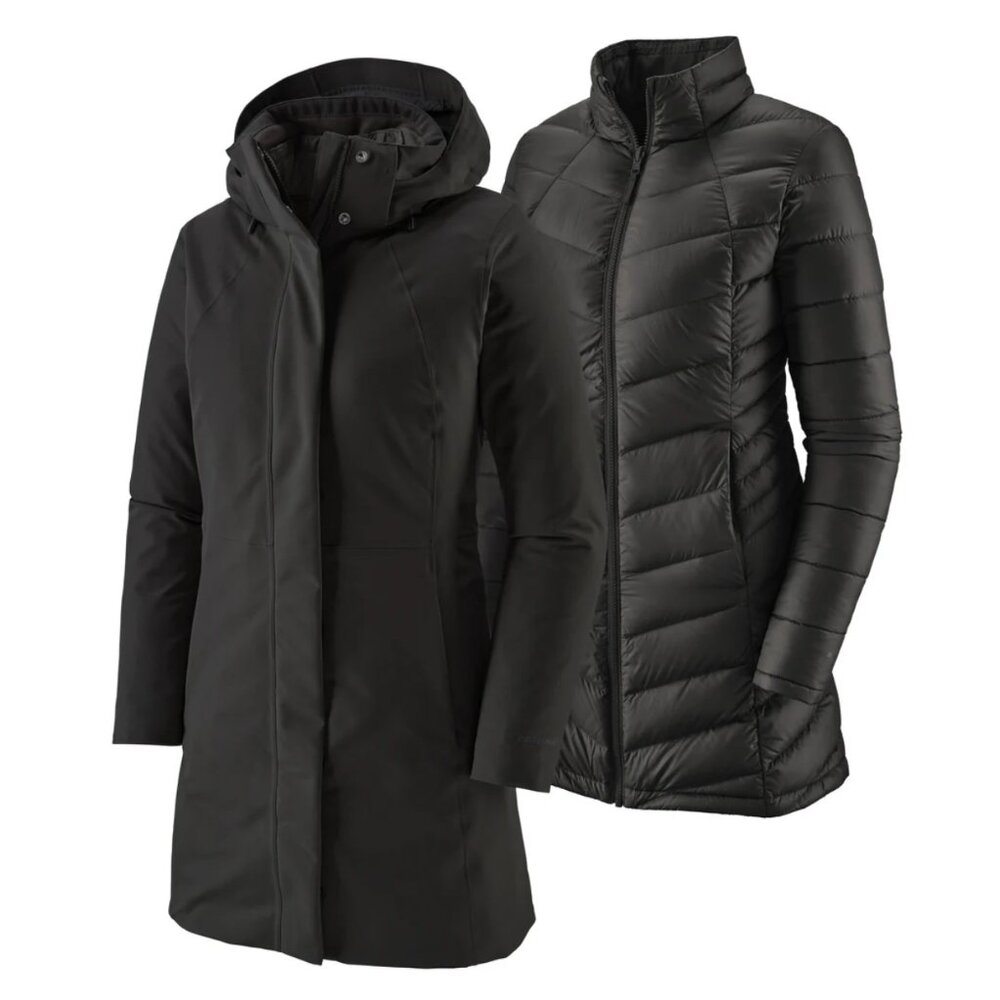Patagonia Tres 3-in-1 Down Parka Women's XS Black waterproof coat